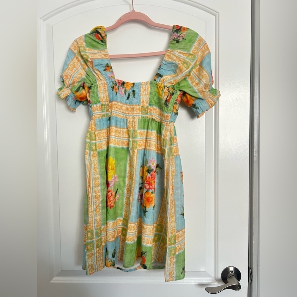 Show Me Your Mumu Annabelle French Mini Dress size S NWT chic cottagecore boho - Picture 7 of 15